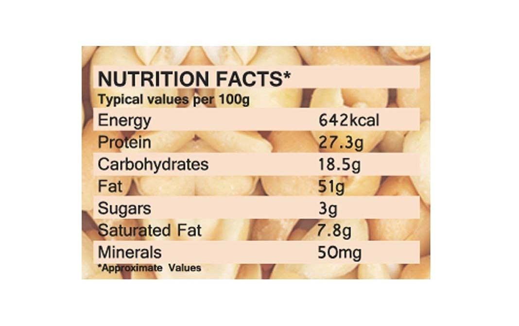Auroganics Crunchy Nutty Peanut Butter    Glass Jar  350 grams